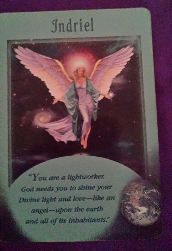 angel card reading indriel